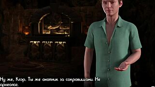 In Treasure of Nadia, this babe lets you feel her soft boobs in anime hentai style