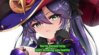 Mona commands you to cum on her feet!