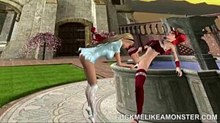 mad hatter fucks alice in wonderland, wild and intense 😈