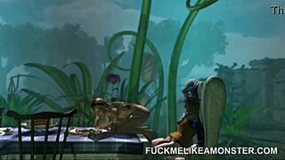 mad hatter fucks alice in wonderland, wild and intense 😈