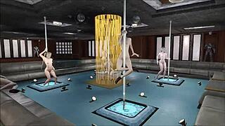 fallout 4 pole dance animation is pure sexy chaos