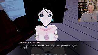 Uncensored Deepthroat Scene