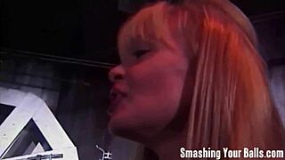 Take your fist and ram it into your balls for femdom humiliation! Punished with ball kicking and fisting. 😈💥