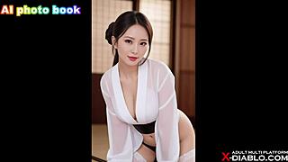 Check out this AI teen in lingerie!