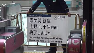 Asian Babe Squirts While Sucking Shaved Japanese Cock