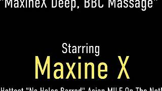 the naughty maxine took all of edges massive prick deep inside her