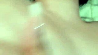 Wow, listen to this babe moan while touching her pink vagina!