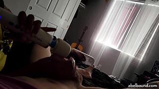 Wife Uses Magic Wand To Pleasure Him