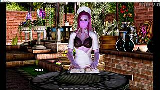 Zombie nurse seduces patient in hospital