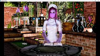 Zombie nurse seduces patient in hospital