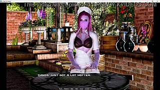 Zombie nurse seduces patient in hospital