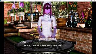 Zombie nurse seduces patient in hospital