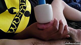 Wife Uses Magic Wand To Pleasure Him