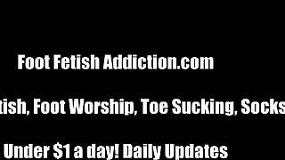 Special Treat For My Foot Fetish Boy