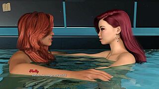 Leap into this erotic threesome game