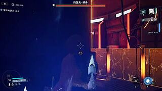 Haru plays solo in snow perilous path