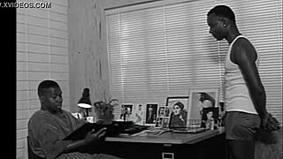 Hot looking gay couple in extreme anal sex.