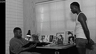 Hot looking gay couple in extreme anal sex.