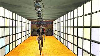 In fallout 4, this brunette character wears beautiful clothes sexily