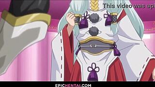 Selena falls into Kazuma's trap in this hentai adventure!