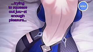 Yelan guides you through thrilling edging in hentai joi