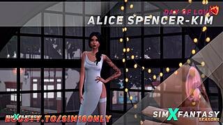I Love Alice Spencer-Kim In The Sims 4.