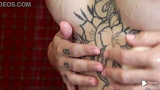 Latina Beatriz Martinelli Shows Pussy in Lingerie and Narrow Ass