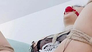 hey, loving this rough rope bondage and deep dildo punishment... orgasm overload!