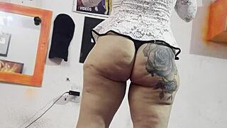 Caught Her Stretching At Home, What A Delight