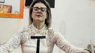 Caught Her Stretching At Home, What A Delight