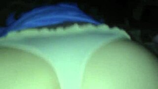 Married Chiapas Woman in White Thong During Quarantine