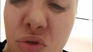 With stockings on my face, I look like a pig with a funny nose