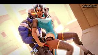 Symmetra in perv garden, I think I messed up the name or something