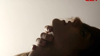 Amateurs engage in erotic bdsm bondage and cock play