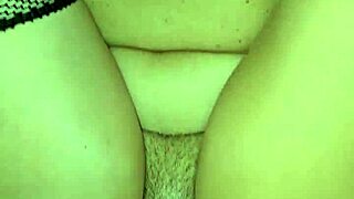 Juicy ass Latina housewife shows off pussy in homemade bedroom clip