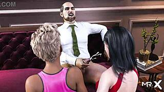 Modna igra dvojni blowjob scena E2 21