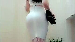 young girl shows big tits and ass in interracial tribute