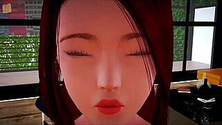 My new family episode 337 with redhead riding monster cock