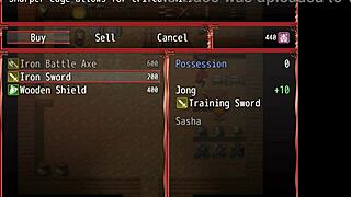 why is the farmer's daughter playing with a furry horsecock dildo in this hentai game?