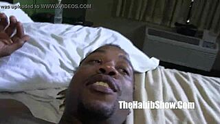 she loves that big black cock fucking her thick red booty in the hood