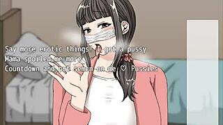 a woman chats with strangers online, showing off her big ass and tits in ayakos scramble part 4