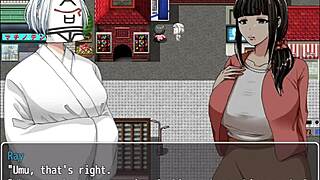 a woman chats with strangers online, showing off her big ass and tits in ayakos scramble part 4