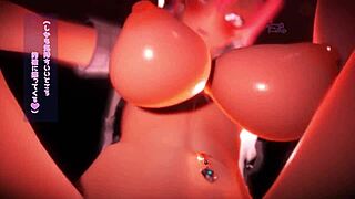 I can’t believe how wild this 3D hentai cowgirl ride gets with a creampie finish!