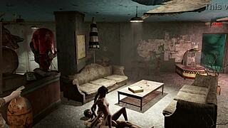 Futa character gets fucked hard in Fallout 4 mod 😏