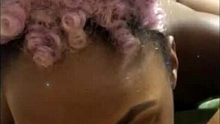 Cubana Nasty RECEIVES Oral Pleasure from Lesbian Partner