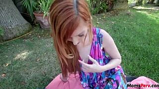 Outdoor fucking with redhead stepmom Lauren Phillips taboo?