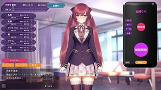 Amamiya Karen in anime game adventures or hentai fantasies