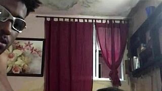 muleque da quebrada sucking big black cock in public outdoor