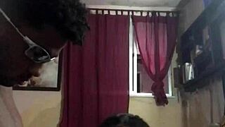 muleque da quebrada sucking big black cock in public outdoor