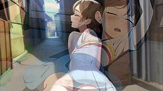 In this hentai visual journey, sexy cosplay girls in skirts embark on an erotic adventure